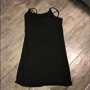 gray tank top dress